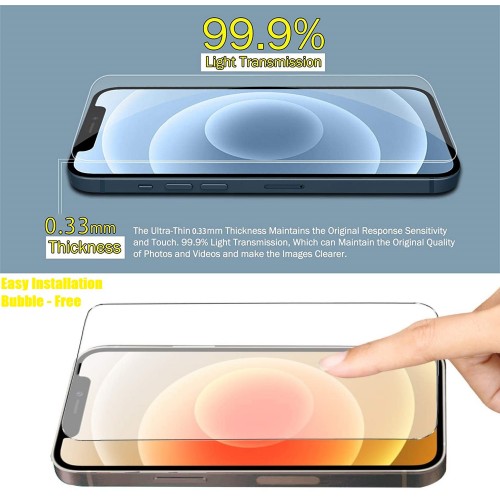 Vetro Temperato iPhone 13 Confezione...
