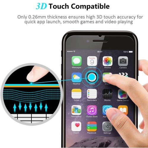 Vetro Temperato iPhone 6/6S/7/8/SE2 Confezione 3 Pezzi