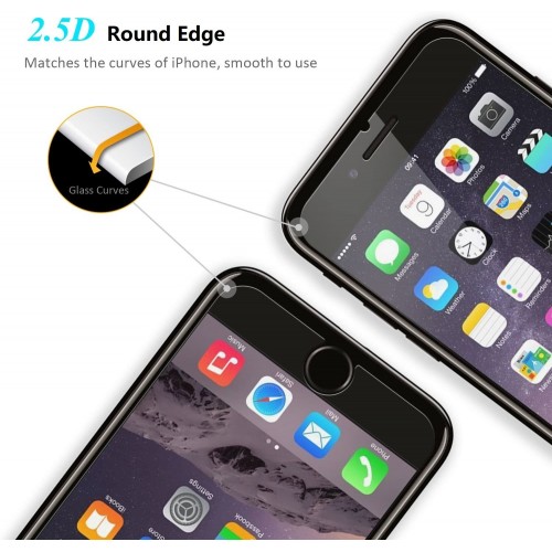 Vetro Temperato iPhone 6/6S/7/8/SE2 Confezione 3 Pezzi