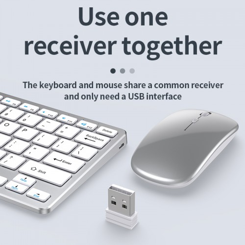 Bundle Tastiera Mouse Wireless Qwerty...