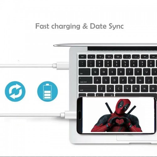 Cavo USB-C/Lightning Bianco 1MT