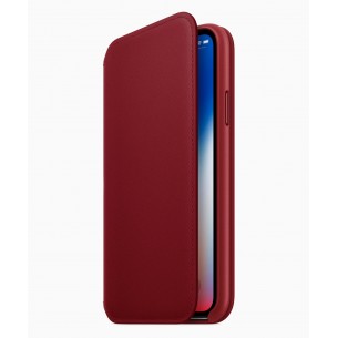 Apple Custodia Folio In Pelle Red Per iPhone X/XS