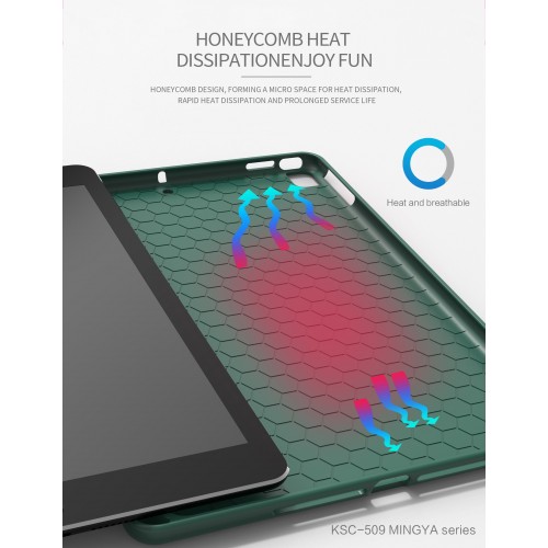 Cover compatibile per iPad 7/8/9 10.2" Dark Green